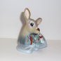 Fenton Glass Amethyst Winter Snowman Cardinal Fawn Deer Figurine Ltd Ed #7/47