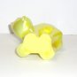 Fenton Glass Dandelion Yellow Carnival Halloween Scaredy Cat Kitten by Mosser