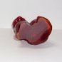 Fenton Glass Candy Apple Red Sitting Cat Figurine by West Virginia Glass