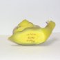 Fenton Glass Yellow Sweet Scent Clover Mouse Snail Figurine Ltd Ed #39/84 Kibbe
