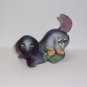 Fenton Glass Plum Purple Autumn Raccoon Puppy Dog Figurine Ltd Ed #6/22 Kibbe