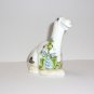 Fenton Glass White Crispy Marshmallow Dinosaur Figurine Ltd Ed #1/41 M. Kibbe