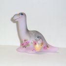 Fenton Glass Rosie Elephant Teacup Dinosaur Figurine Ltd Ed #46/60 M Kibbe