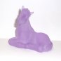 Fenton Glass Mold Alexandrite Satin Horse Foal Pony Figurine West Virginia Glass