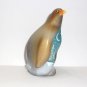 Fenton Glass Amber Night Wonder Cats Penguin Figurine Ltd Ed #19/29 Kim Barley