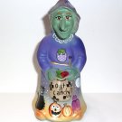 Fenton Glass Purple Out Of Candy Halloween Witch Figurine Ltd Ed Kim Barley #6/18