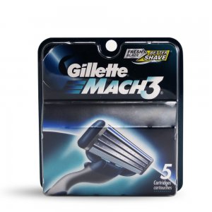 Mach 3, 5 cartridges per pack