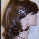 Black Mix  ponytail piece clip pony hair extension fall