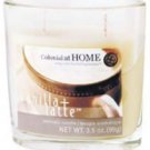 Oval Scented Glass Filled Candle 9cmH - Cinnamon