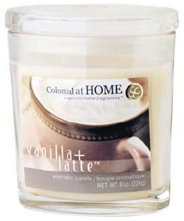 Oval Scented Glass Filled Candle 12.5cmH - Cinnamon
