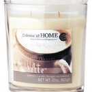 Oval Scented Glass Filled Candle 17cmH - Merlot