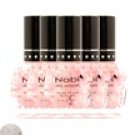NABI Nail Polish Pink Star Glitter Nail Lacquer Glam NEW