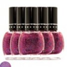 Nabi Nail Polish Rockmania Purple Glitter Glam Spring Fashion