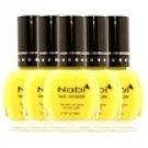 NABI Hot Neon Lime Yellow Nail Polish Salon Lacquer NEW