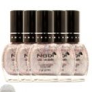 NABI Hot Silver Glitter Nail Polish Salon Lacquer NEW