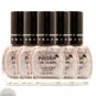 NABI Hot Silver Glitter Nail Polish Salon Lacquer NEW