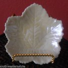 BELLEEK MAPLE LEAF  SMALL  DISH. 3RD GREEN MARK.
