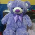 Teddy bear cute purple