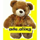Teddy bear doll dark brown