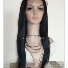 silky straight 24" #1 full lace wigs human hair Indian remy