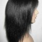 16" #1 YAKI full lace wigs human hair Indian remy black