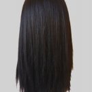 Full Lace Cap 100% Indian Remy Human Hair Full Lace Wigs 14" yaki black