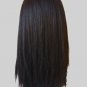 Full Lace Cap 100% Indian Remy Human Hair Full Lace Wigs 14" yaki black