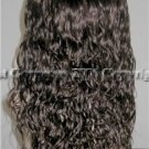 Lace Front 100% Indian Remy hair lace front wigs Loose Curl  Wig 16" Curly 1b#