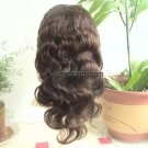 Lace Front 100% Indian Remy Human Hair Wig 12" Wavy