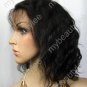 indian remy human hair front lace wig 10" 1b# body wave