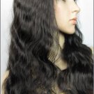 indian remy human hair full lace wig 22" 1b# body wave