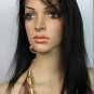 indian remy human hair front lace wig 10" 1# silky