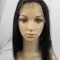 full lace wig remy human hair 12inch 1# yaki straight