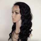 16''1# full lace wig remy indian human hair bodywave