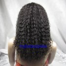 india remy human hair front lace wig 18" 1b# water wave