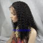 india remy human hair front lace wig 18" 1b# water wave