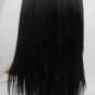 real remy human hair full lace wig 14" 1b# yaki straigt