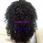 10" indian remy human hair full lace wig 1b# curly