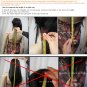 10" indian remy human hair full lace wig 4# yaki