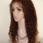 full lace wig indian remy human hair 14inch 4# curly