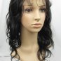 full lace wig remy human hair 12inch 1b# body wave
