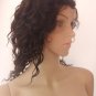 full lace wig indian remy human hair 10" 1b# deep wave