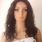 new front lace wig remy human hair 16" 1b# deep wave
