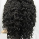 indian remy human hair full lace wig 14''1b# deep wave