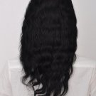 remy indian human hair lace front  wig 14" 1# body wave