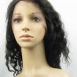14inch 1b# deep wave indian remy human hair  full lace wig