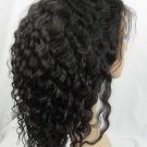 front lace wig remy human hair 14" 1b# deep wave hot!