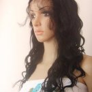 indian remy human hair 18" 1# body  wave front lace wig