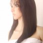 indian remy human hair 16" 1b# yaki full lace wig