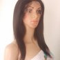 indian remy human hair 16" 1b# yaki full lace wig